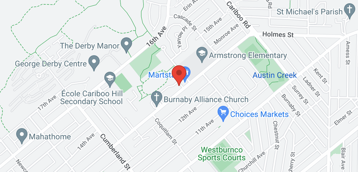 map of 8675 ARMSTRONG AVENUE